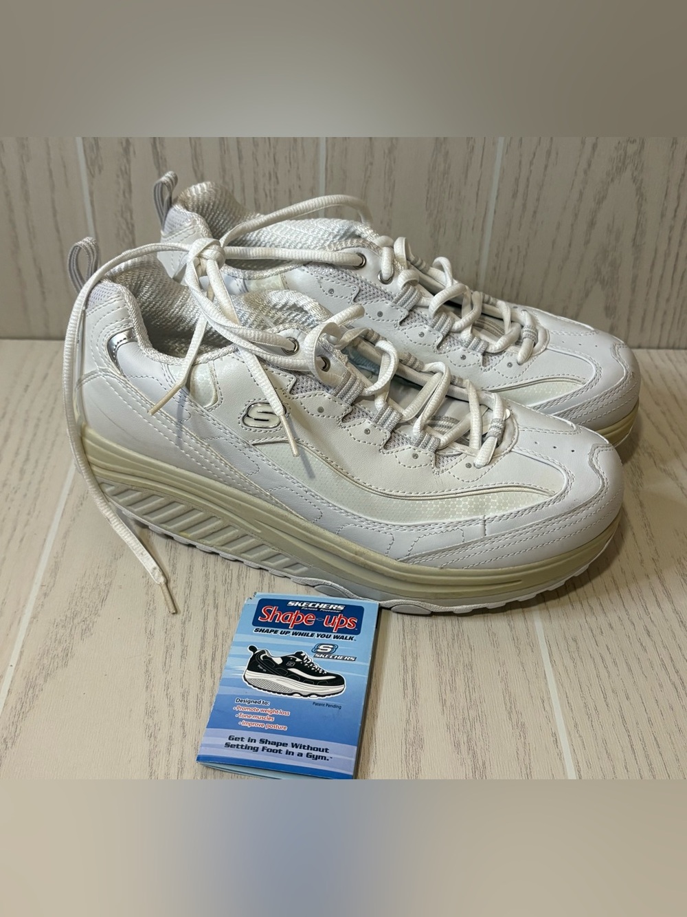 NEW Skechers Shape Ups Optimize Womens 9.5 White